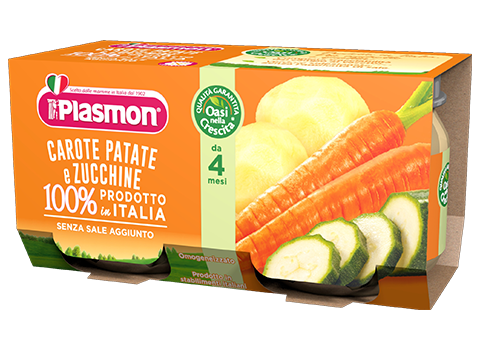 

Plasmon Omogeneizzato Carote Patate E Zucchine 2x80g