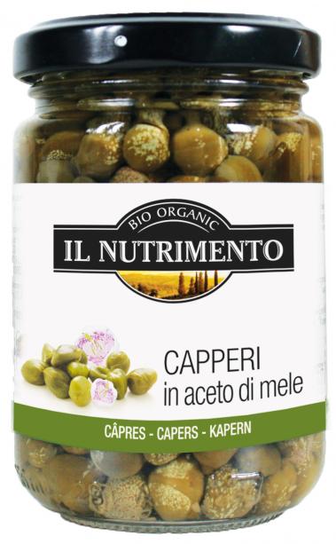 Image of Il Nutrimento Capperi In Aceto Di Mele Biologico 140g 911430647