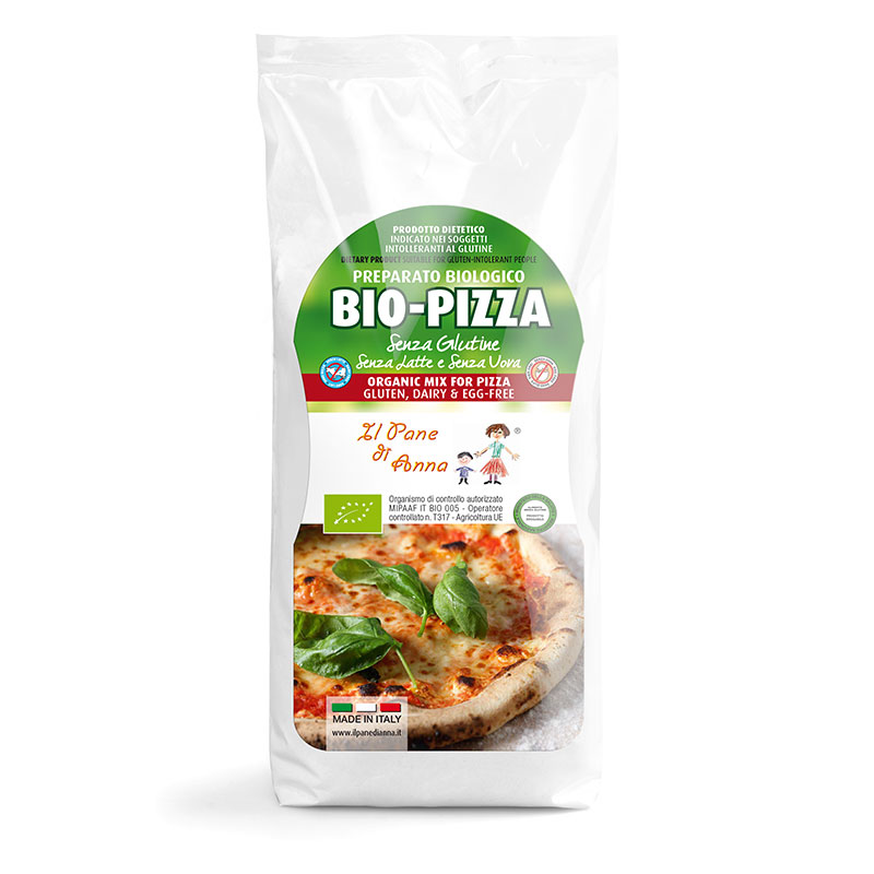 Image of Il Pane Di Anna Bio Pizza Preparato Biologico Senza Glutine 250g 911490112