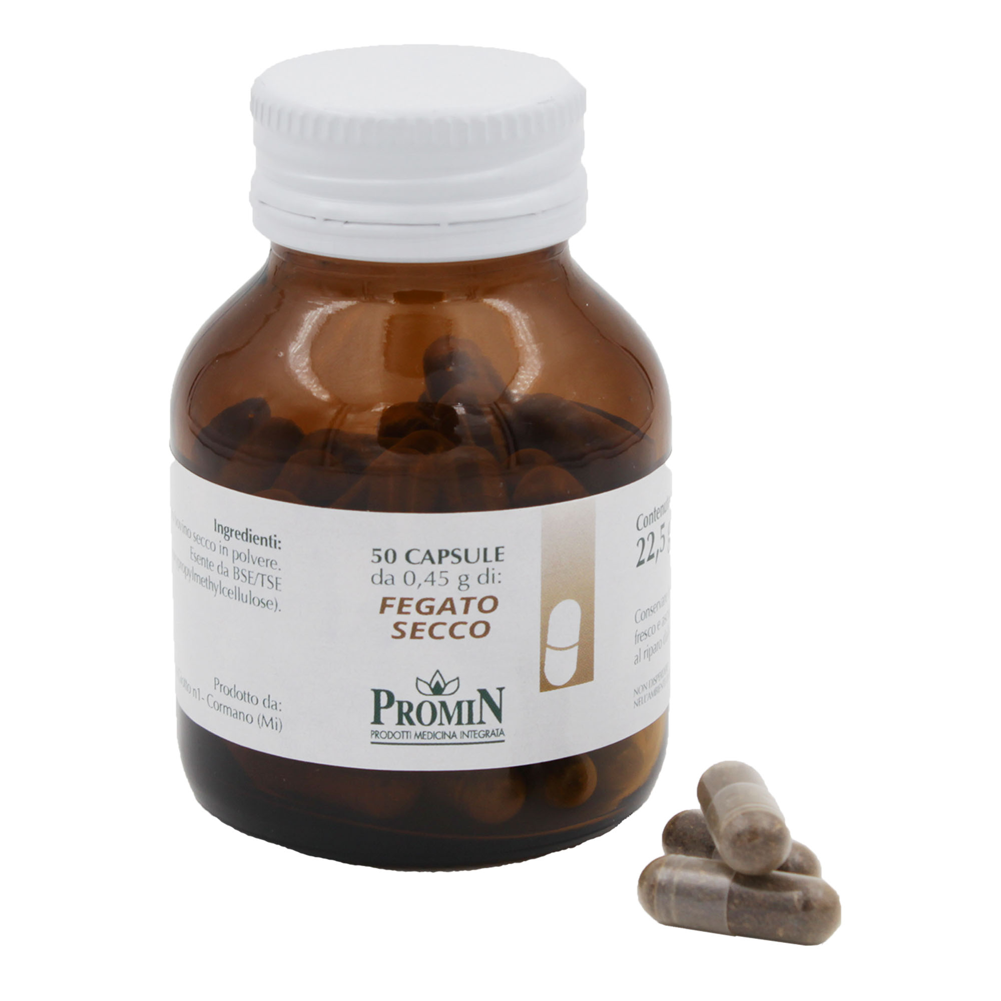 Image of Promin Fegato Secco Bovino 50 Capsule033