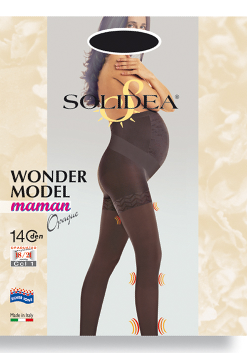 Image of Solidea Wonder Model Maman 140 Opaque Colore Moka Taglia 2M