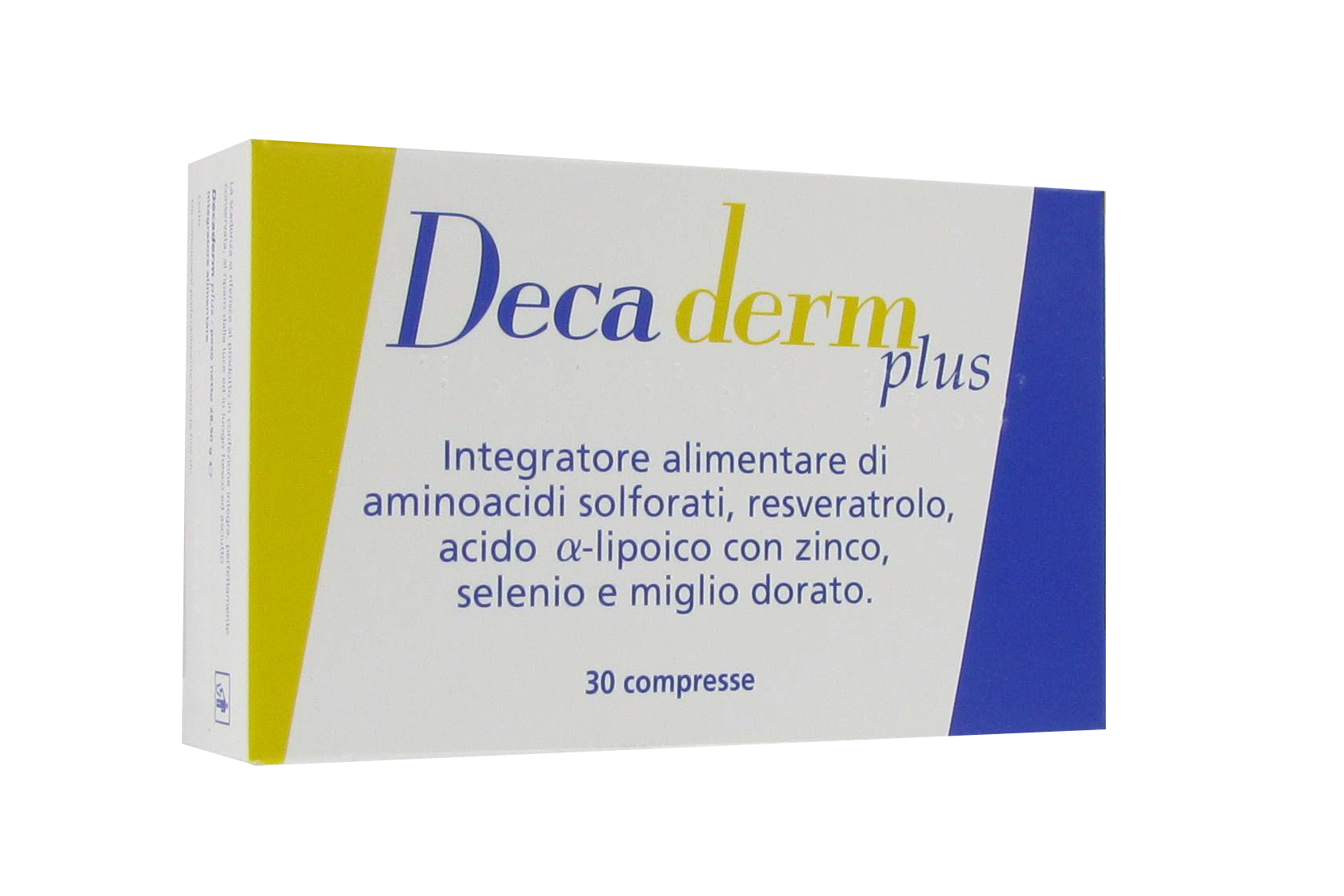 Image of DecaDerm Plus Integratore Alimentare 30 Compresse 912283708