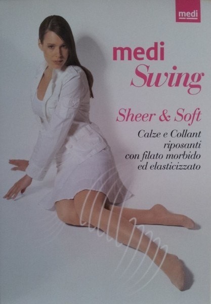 Image of Medi Swing Sheer & Soft Collant A Compressione Graduata 14 mm/Hg Colore Nero Taglia 3033