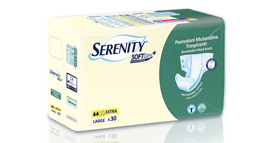 

Serenity Soft Dry+ Pannoloni Mutandina Extra Taglia L 30 Pezzi