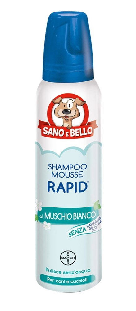 Sano E Bello Shampoo Mousse Rapid Al Muschio 300ml