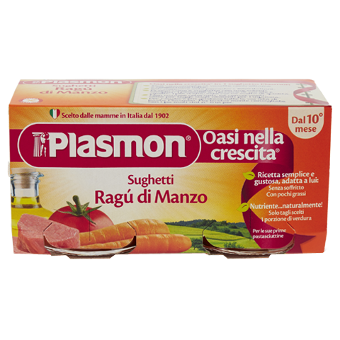 Image of Plasmon Sughetto Ragù Di Manzo 2x80g033