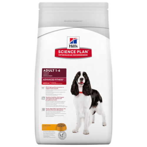 

Hill's Science Plan Canine Adult Advanced Fitness con Pollo 12kg