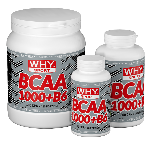 Why Sport Bcaa + B6 Integratore Alimentare 100 Capsule