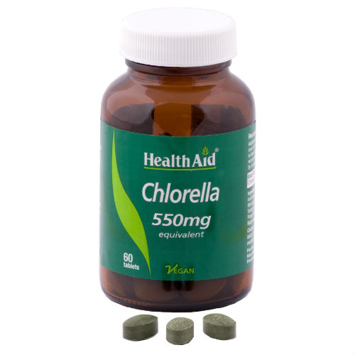 Image of Health Aid Clorela 550 Mg 60 Comp033