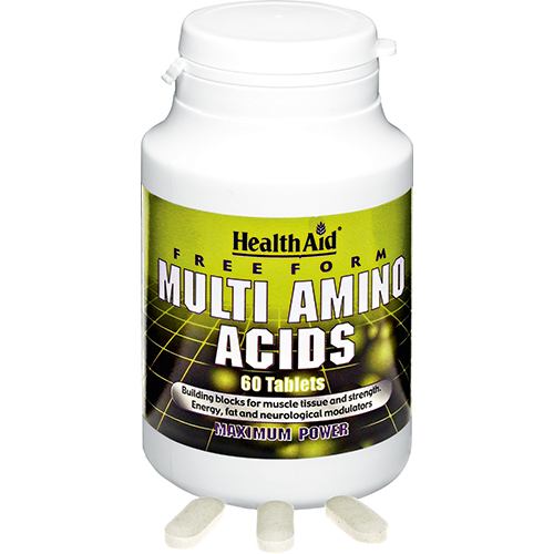 Health Aid Aminoacidos Multy Free Form 60 Comp