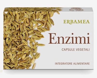 Image of Erbamea Enzimi Integratore Alimentare 24 Compresse Vegetale