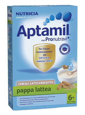 Image of Aptamil Pappa Lattea Cereali Latte E Biscotto 250g 921700112