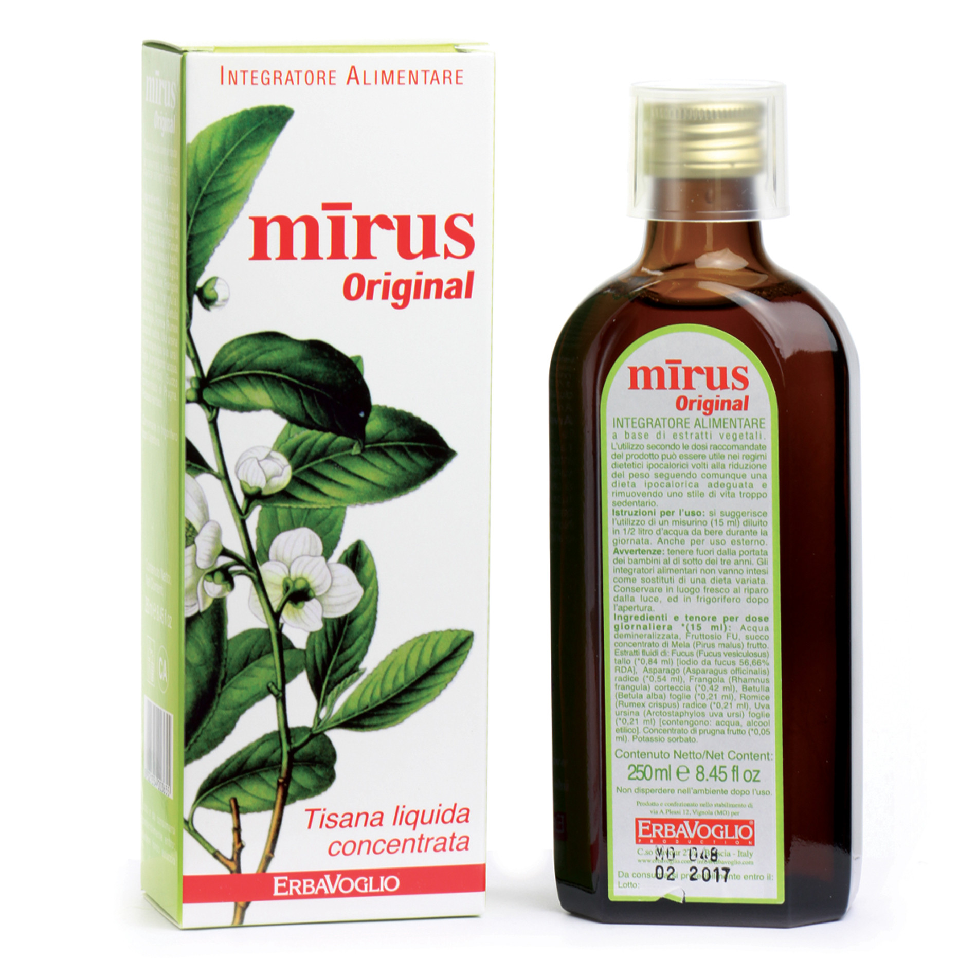 Image of Erbavoglio Mirus Tisana Liquida Concentrata 250ml033