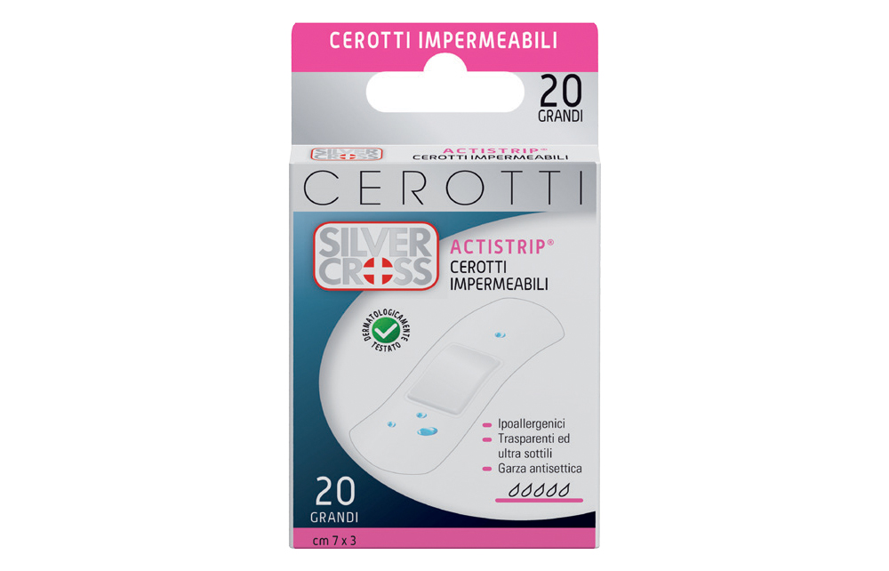 

Silver Cross Actistrip Cerotti Grandi 20 Pezzi