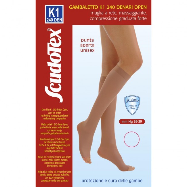 

Scudotex K1 240 Den Gambaletto Punta Aperta Colore Daino Taglia 6