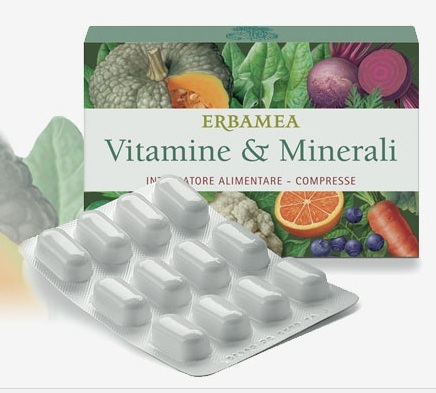 Image of Erbamea Vitamine & Minerali Integratore Alimentare 24 Compresse