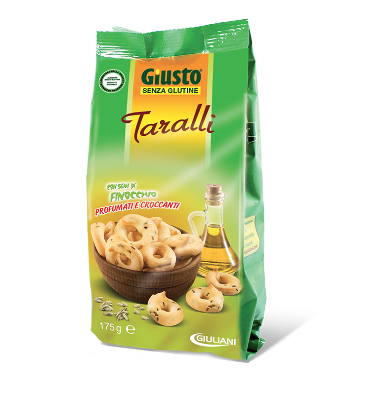 

Giusto Taralli Al Finocchio Senza Glutine 175g