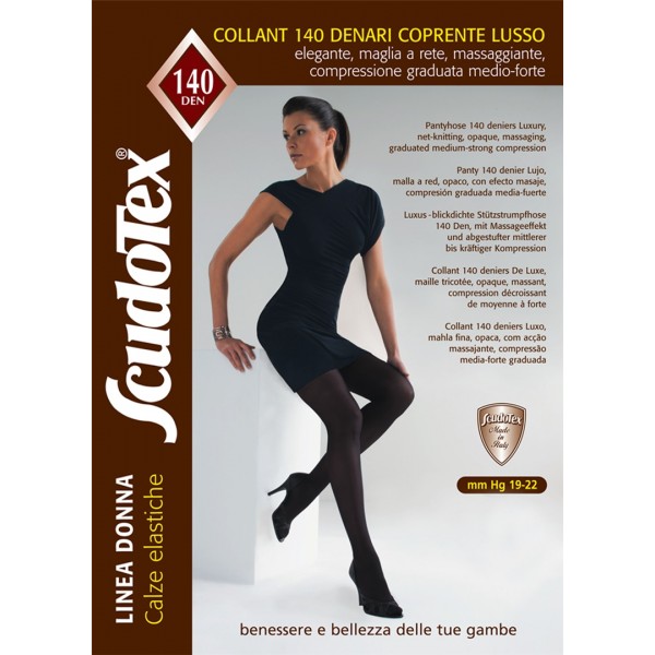 

Scudotex® Collant 140 Den Coprente Lusso In Microfibra Colore Nero Taglia 5