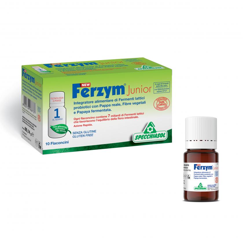 

Specchiasol New Ferzym Junior 10 Flaconcini Da 8ml