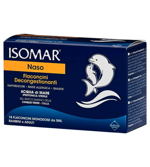 

Isomar Naso Flaconcini Decongestionanti 18 Flaconcini Da 5ml