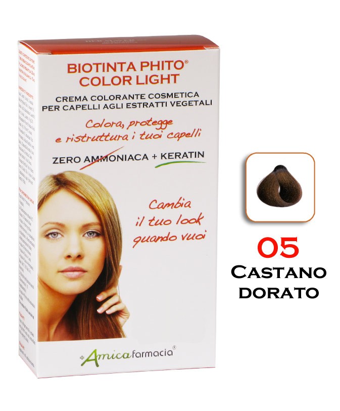 Image of Amica Farmacia Biotinta Phito Light Color 05 Castano Dorato033