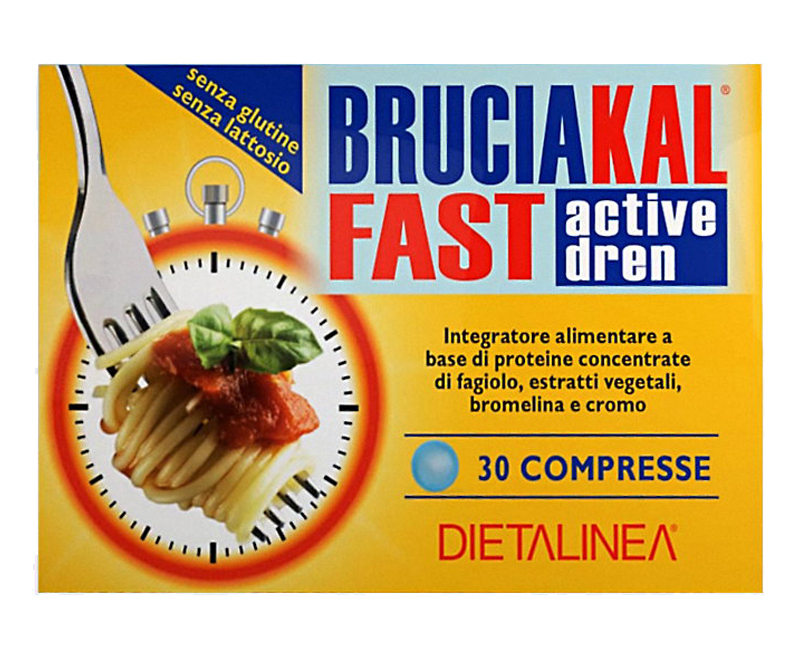 Dietalinea Bruciakal Fast Active Dren 30 compresse