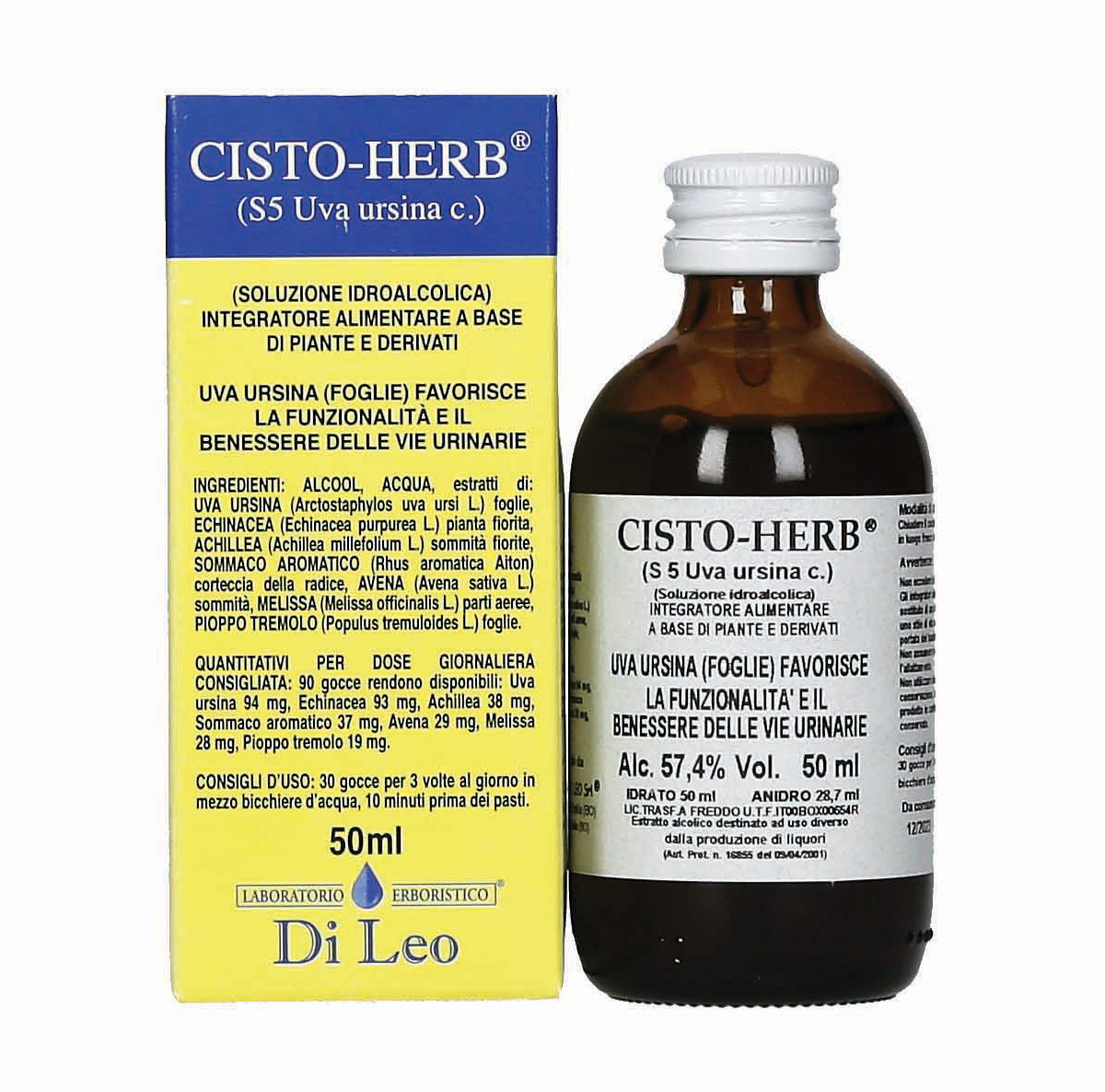 Image of Cisto Herb S5 Uva Ursina 50ml