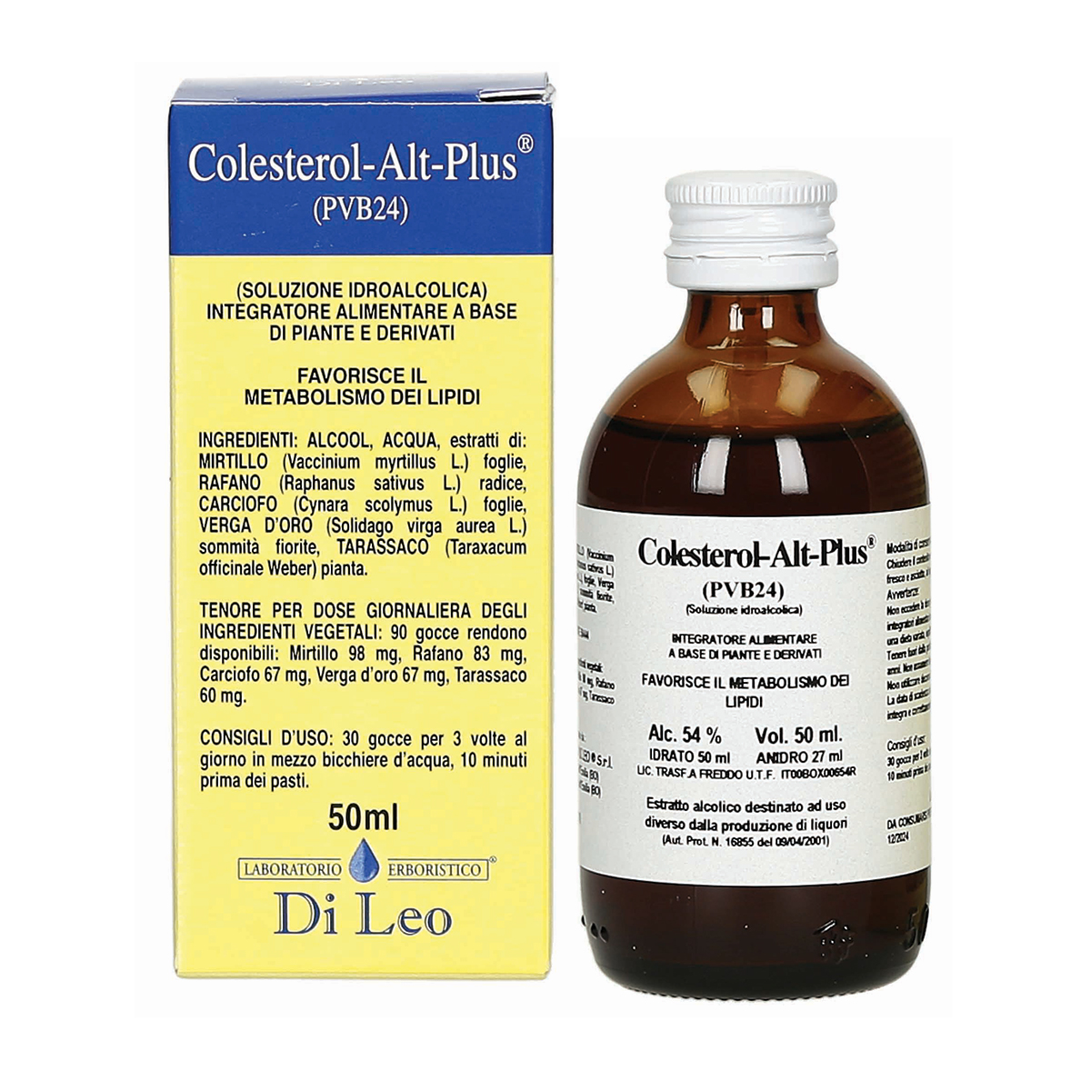 

Colesterol Alt Plus Pvb 24 50ml