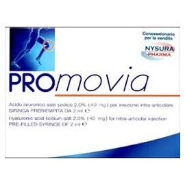 

Promovia 40mg Siringa Preriempita Acido Ialuronico Sale Sodico 2% Da 2ml