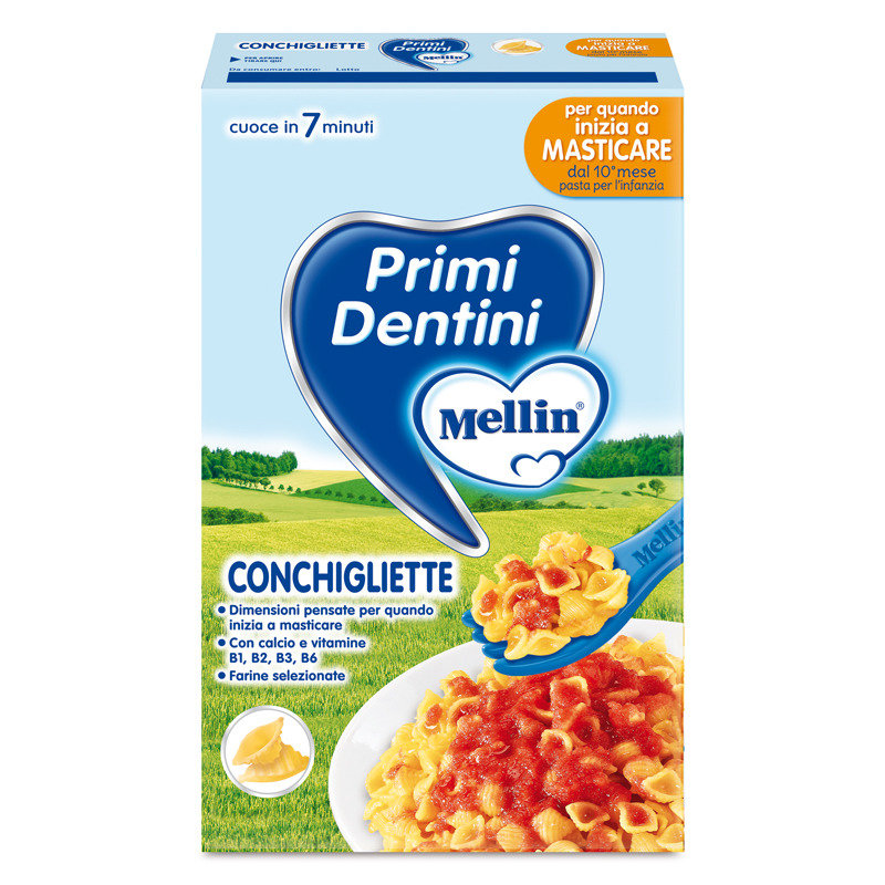 Image of Mellin Primi Dentini Conchigliette Pastina 280g 924276746