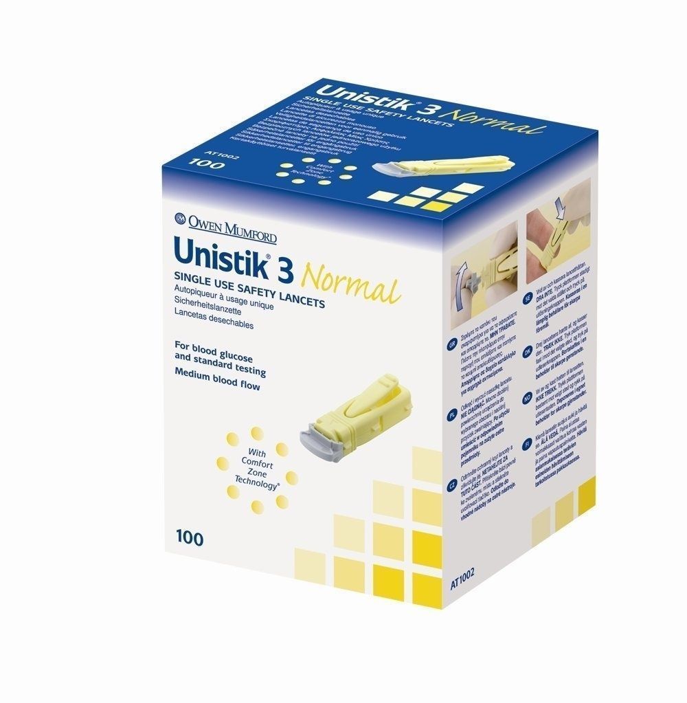 Image of Unistik 3 Normal 100 Lancette033