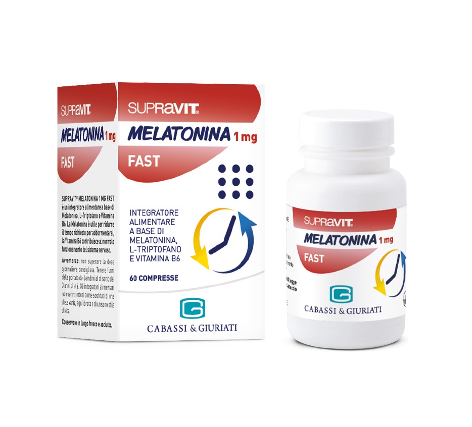 

Supravit Melatonina 1 mg Fast Integratore Alimentare 60 Compresse