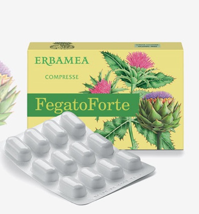 Image of Erbamea FegatoForte Integratore Alimentare 24 Compresse033