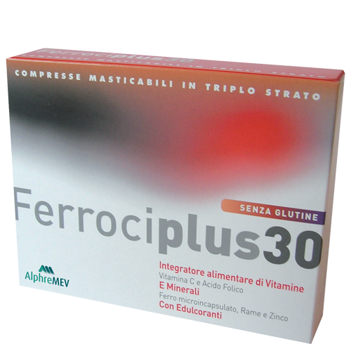 

AlphreMev Ferrociplus 30 Integratore Alimentare 24 Compresse