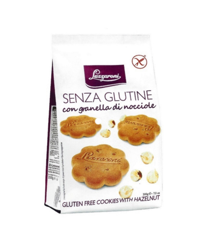 Image of Lazzaroni Biscotti Con Granella Di Nocciole Senza Glutine 200g 925365797