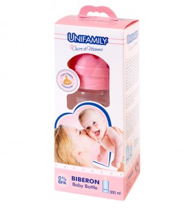 Image of Unifamily Biberon Girl Tettina In Caucciù 300ml033