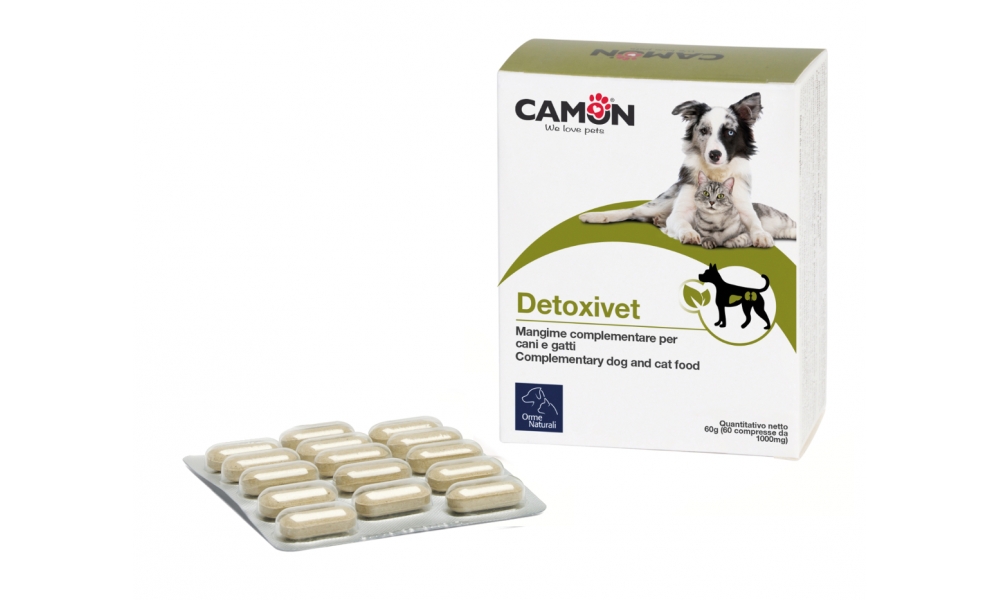 

Camon Detoxivet Mangime Complementare Per Cani E Gatti 60 Compresse