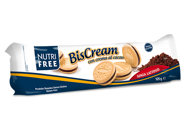 

NutriFree Biscream Con Crema Al Cacao Biscotti Senza Glutine 125g