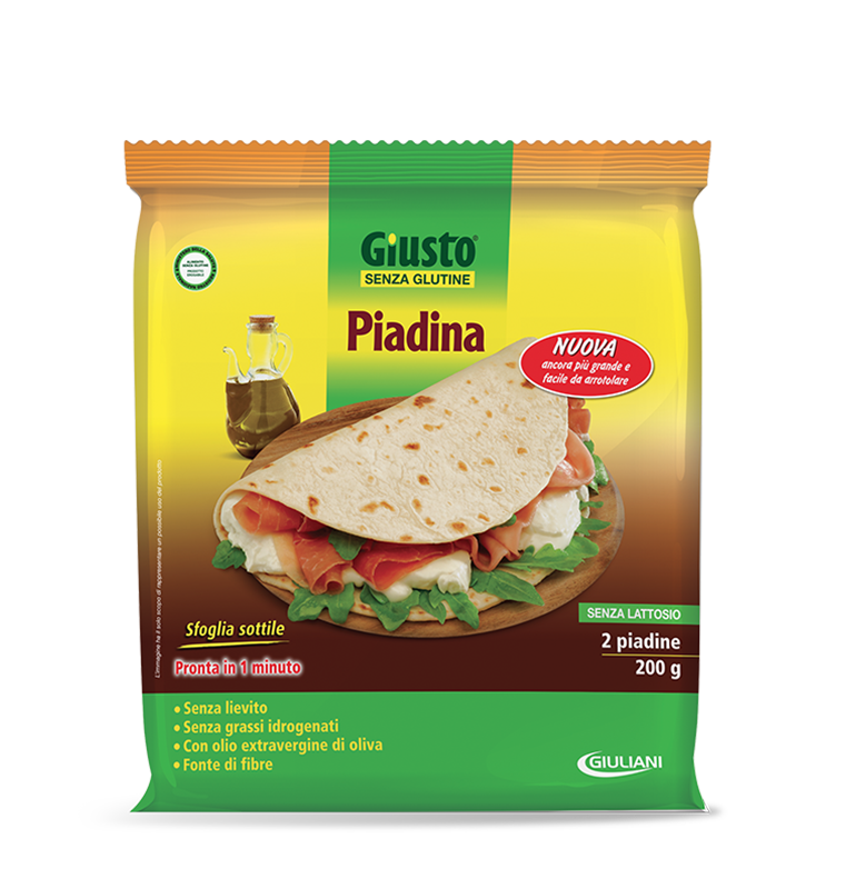 

Giusto Piadina Senza Glutine 200g (2x100g)