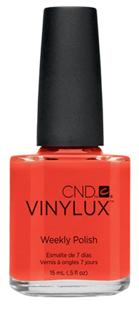 Image of CND Vinylux Weekly Polish Colore 112 Electric Orange 15ml033