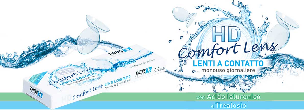 Image of HD Comfort Lens Lenti A Contatto Monouso Giornaliere Diottrie 3,00 10 Lenti 926045170
