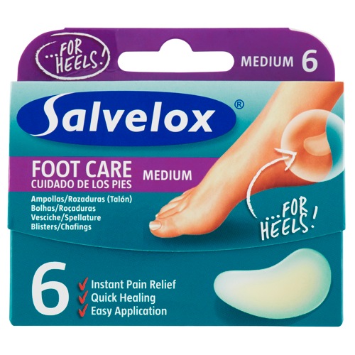 

Salvelox Foot Care Medium Blisters 6 Unità 40×61 mm