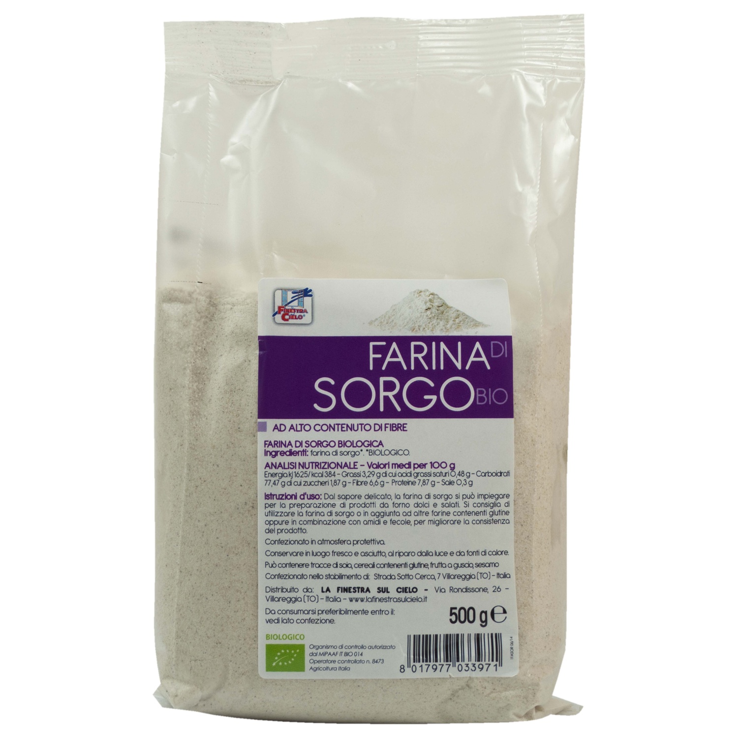 

Farina Di Sorgo Bio 500g