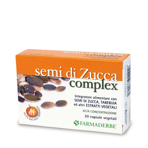 

Farmaderbe Semi Di Zucca Complex Integratore Alimentare 30 Capsule