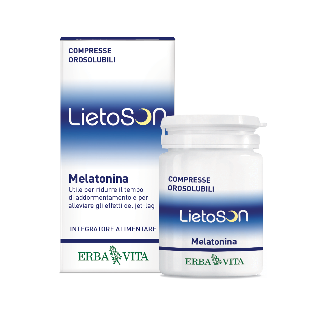 

ErbaVita Linea Lietoson LietoSon Melatonina Compresse Integratore Alimentare 120 Compresse