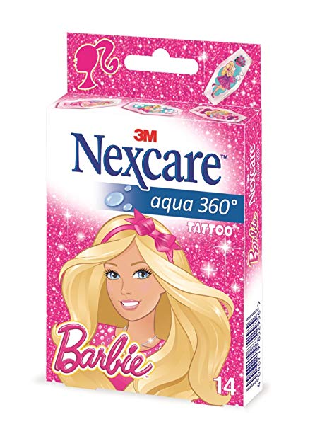 Nexcare Barbie Aqua 360 Tattoo 14 und