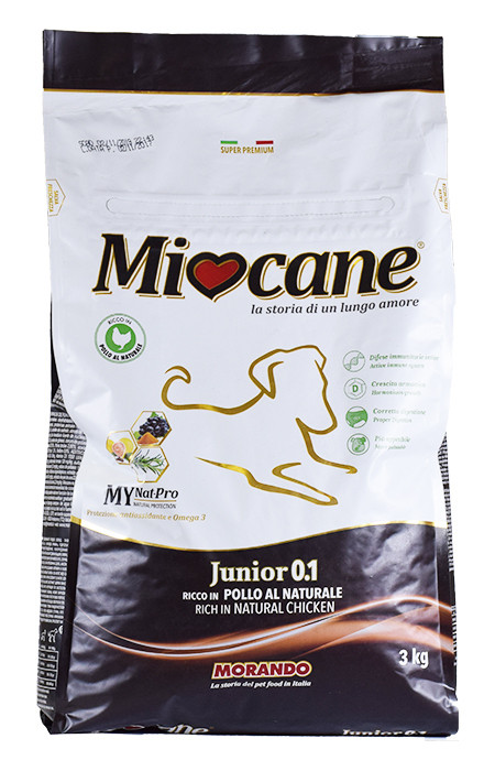 Image of Miocane Junior 0,1 Carni Bianche Cibo Secco per Cani 3kg