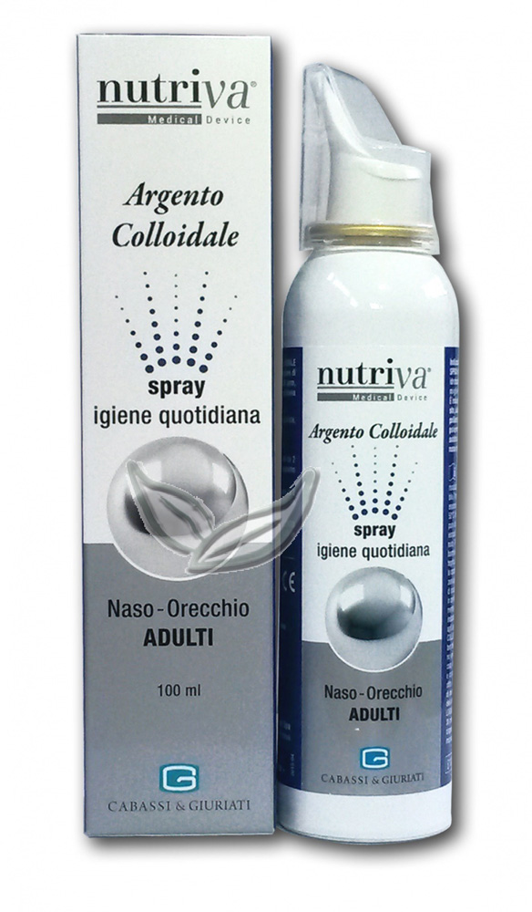 

Nutriva Argento Colloidale Per Naso E Orecchie 30ml