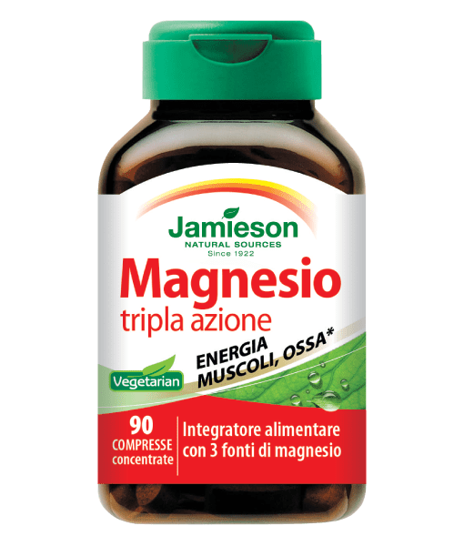 

Jamieson Magnesio Tripla Azione Integratore Alimentare 90 Compresse