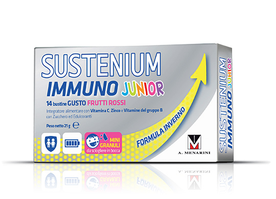 Image of Sustenium Immuno Energy Junior Integratore Alimentare 14 Bustine 927119406